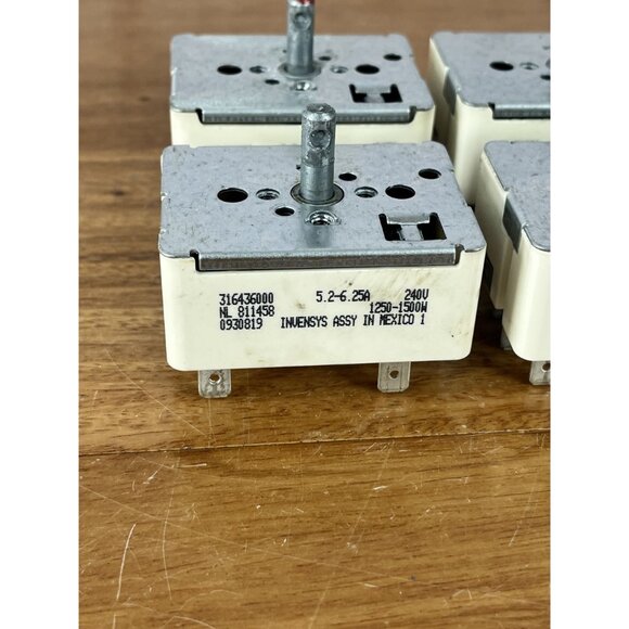 Genuine Frigidaire Electric Oven Surface Element Switch 316436001 316436000 x 4 - Picture 4 of 8